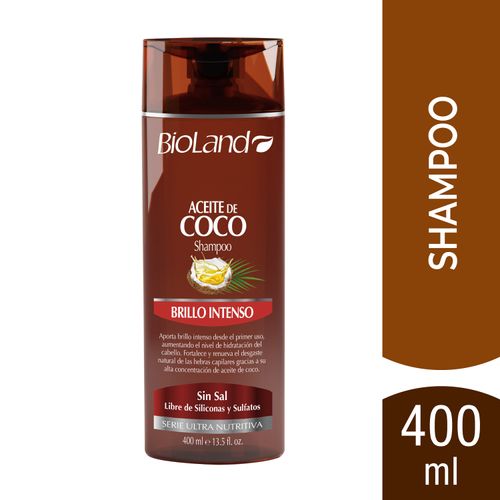 Shampoo Bioland Aceite de Coco - 400ml