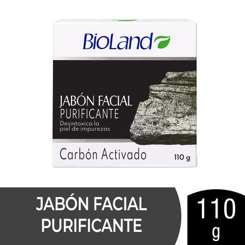 Jabón Facial Bioland Carbón Activado - 110g