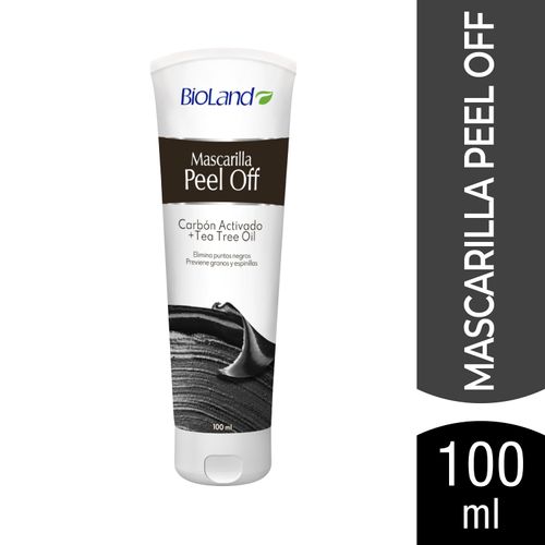 Mascarilla Peel Off Bioland Carbón Activado - 100ml