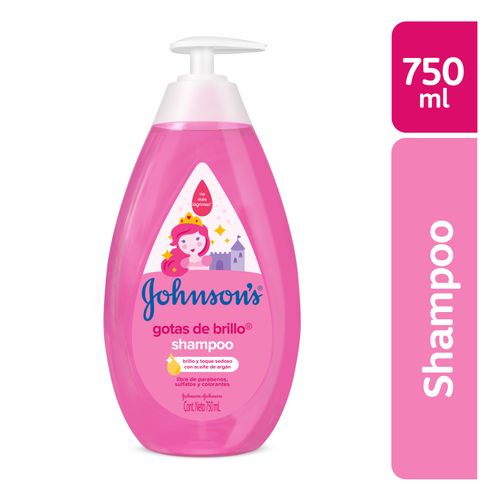 Shampoo Infantil Johnson's, Gotas de Brillo -750ml