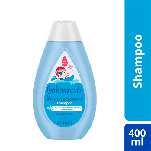 Shampoo Infantil Johnson's, Fragancia Prolongada -400ml