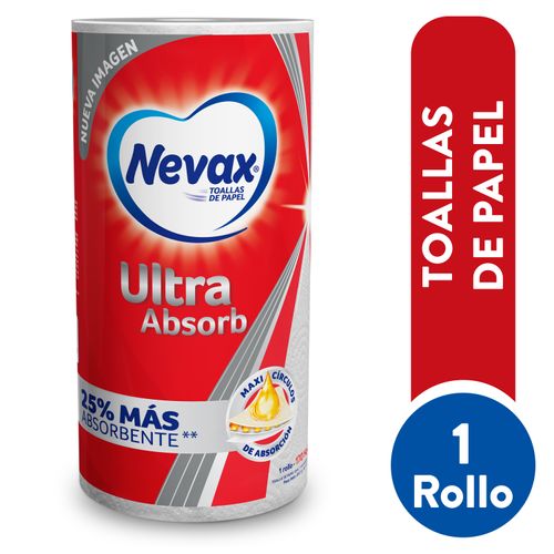 Toallas De Papel Nevax Ultra Absorb - 1 Rollo