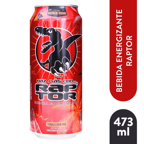 Bebida Energetica Raptor Lata 473Ml