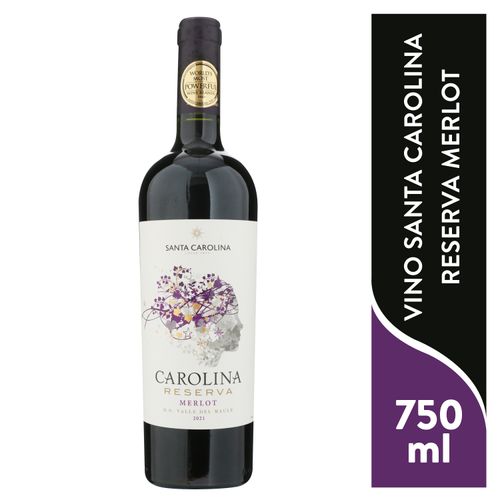 Vino Santa Carolina Merlot Botella - 750ml