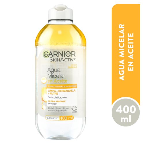 Agua Micelar Garnier Bifásica -400ml