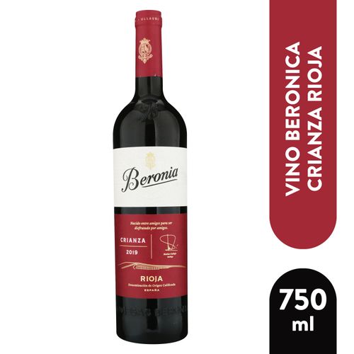 Vino Tinto Beronia Tempranillo Rioja - 750ml