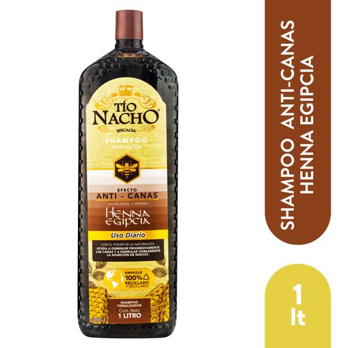 Shampoo Tío Nacho jalea real y henna egipcia - 1 L