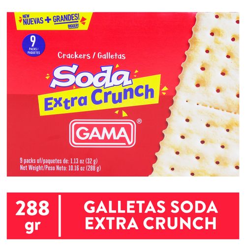 Galleta Gama soda extra crunch - 288 g