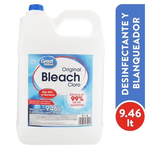 Cloro Great Value original - 9460 ml