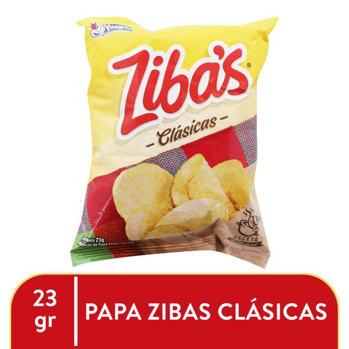 Snack Yummies papas tostadas ziba's clásicas - 23 g