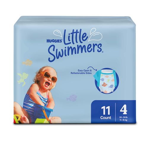 Pañales Huggies Little Swimmers Etapa 2/M, 11-15kg - 11 unidades