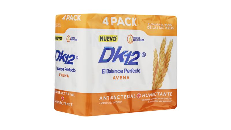 Jabón De Tocador Dk12 Avena 3 Pack