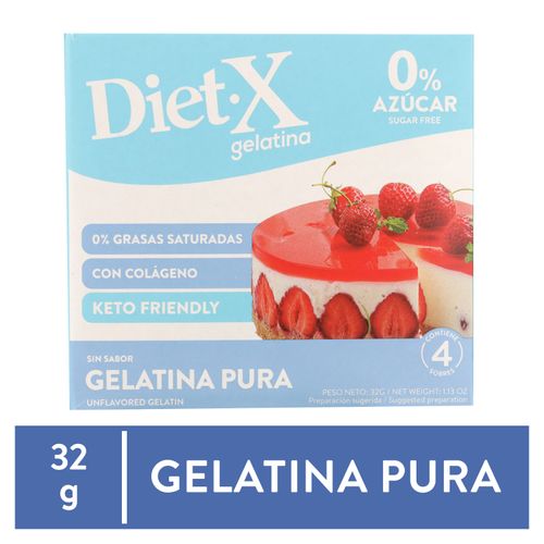 Gelatina Diet Diet X Caja 10330 Pura - 32gr