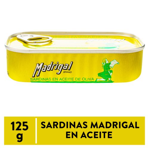 Sardina Madrigal En Aceite De Oliva -125gr