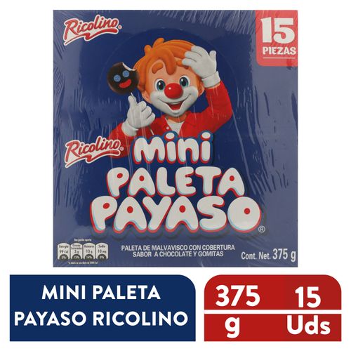 Paletas de payaso Ricolino caja - 375 g