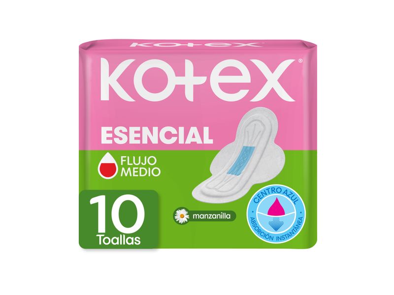 Toallas-Femeninas-Kotex-Esenciales-Manzanilla-10-Uds-1-24692