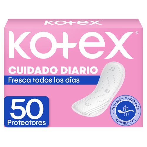 Protectores Kotex Cuidado Diario -50 Uds