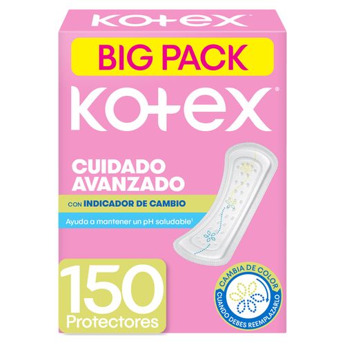 Protectores Cuidado Avanzado Kotex Indicador de Cambio -150 Uds