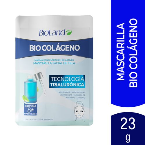 Mascarilla Facial Bioland BioColágeno - 23g