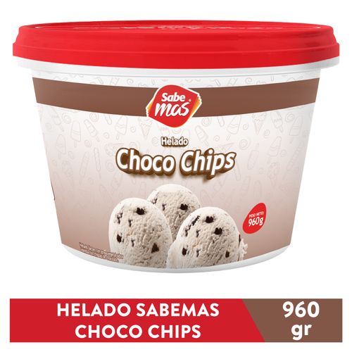 Helado Sabemas choco chips - 960 g