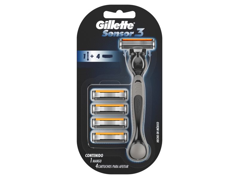 Rasuradora-Gillette-Sensor3-1-Mango-4-Repuestos-con-3-hojas-2-54305