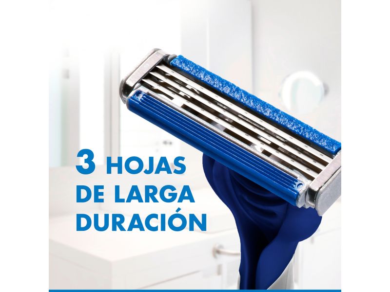 Rasuradora-Gillette-Prestobarba3-con-3-Hojas-Afeitada-al-Ras-2-Uds-4-30660