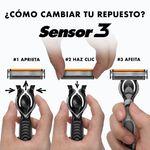 Rasuradora-Gillette-Sensor3-1-Mango-4-Repuestos-con-3-hojas-8-54305