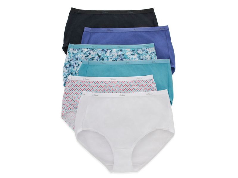 Panti-Hanes-para-Dama-Cintura-Alta-6-pack-Surtido-Talla-10-2-107457