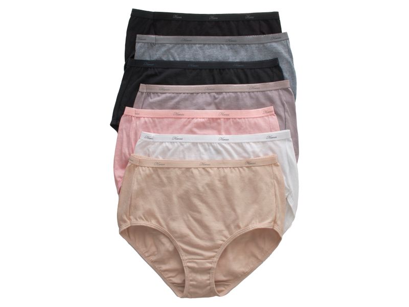 Bikini-Hanes-Algod-n-para-Mujer-6-pack-surtido-Talla-9-2-107461