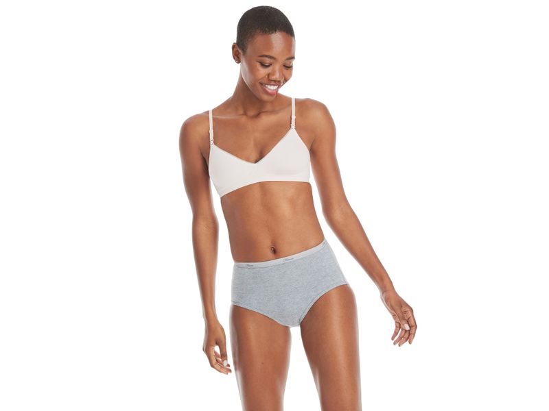 Bikini-Hanes-Algod-n-para-Mujer-6-pack-surtido-Talla-9-6-107461