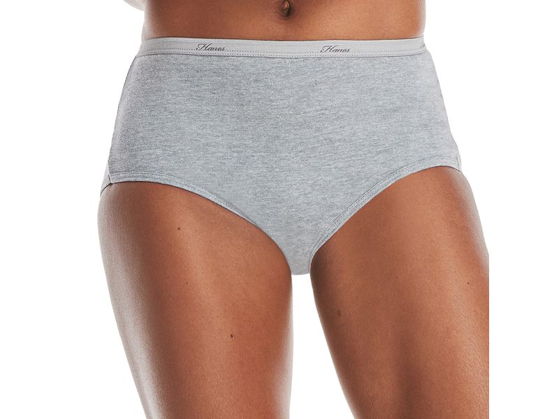 Bikini-Hanes-Algod-n-para-Mujer-6-pack-surtido-Talla-9-8-107461