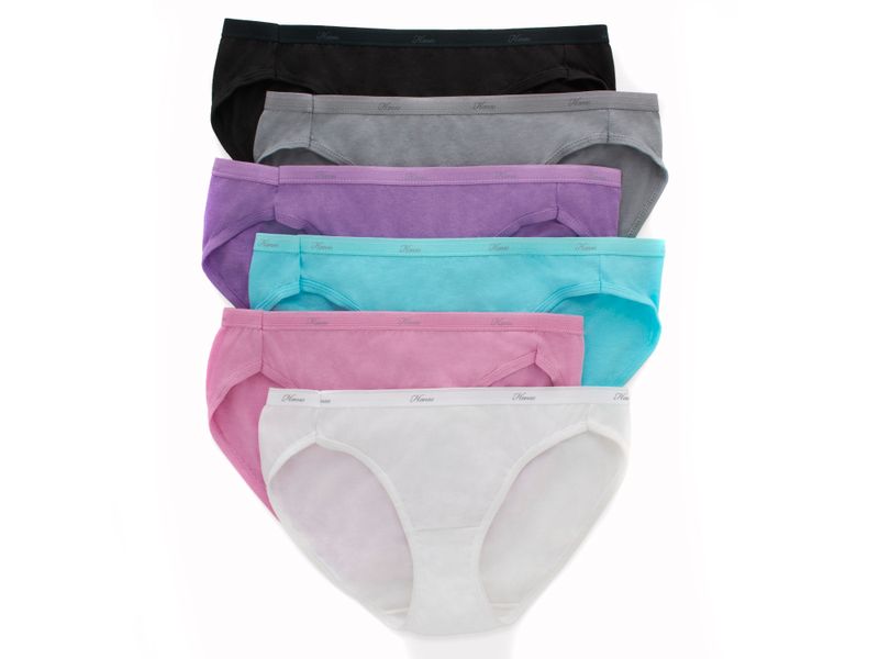 Bikini-Hanes-Algod-n-para-Mujer-6-pack-surtido-Talla-6-2-107465