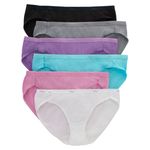 Bikini-Hanes-Algod-n-para-Mujer-6-pack-surtido-Talla-7-2-107466