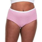 Panti-Hanes-Algod-n-Acanalado-para-Mujer-6-pack-surtido-Talla-8-5-107479