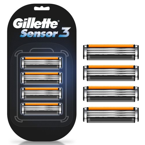 Repuesto para rasuradora Gillette Sensor3 - 4 Uds