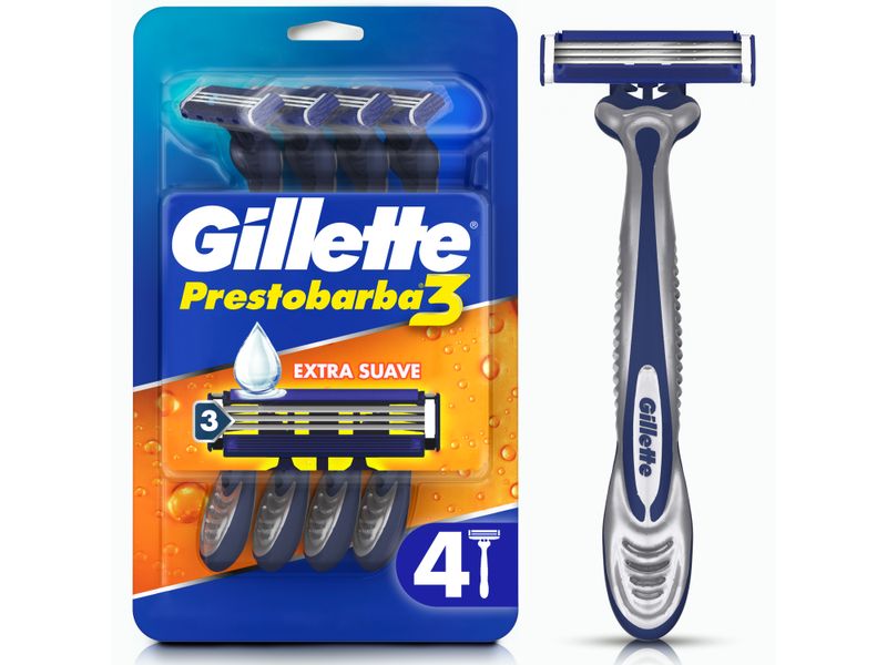 Rasuradora-Gillette-Prestobarba3-con-3-Hojas-Afeitada-al-Ras-4-Uds-1-24514