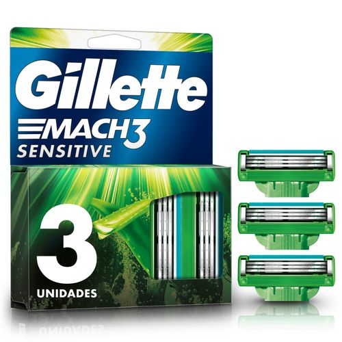 Repuesto para rasuradora Gillette Mach3 Sensitive -3 Uds