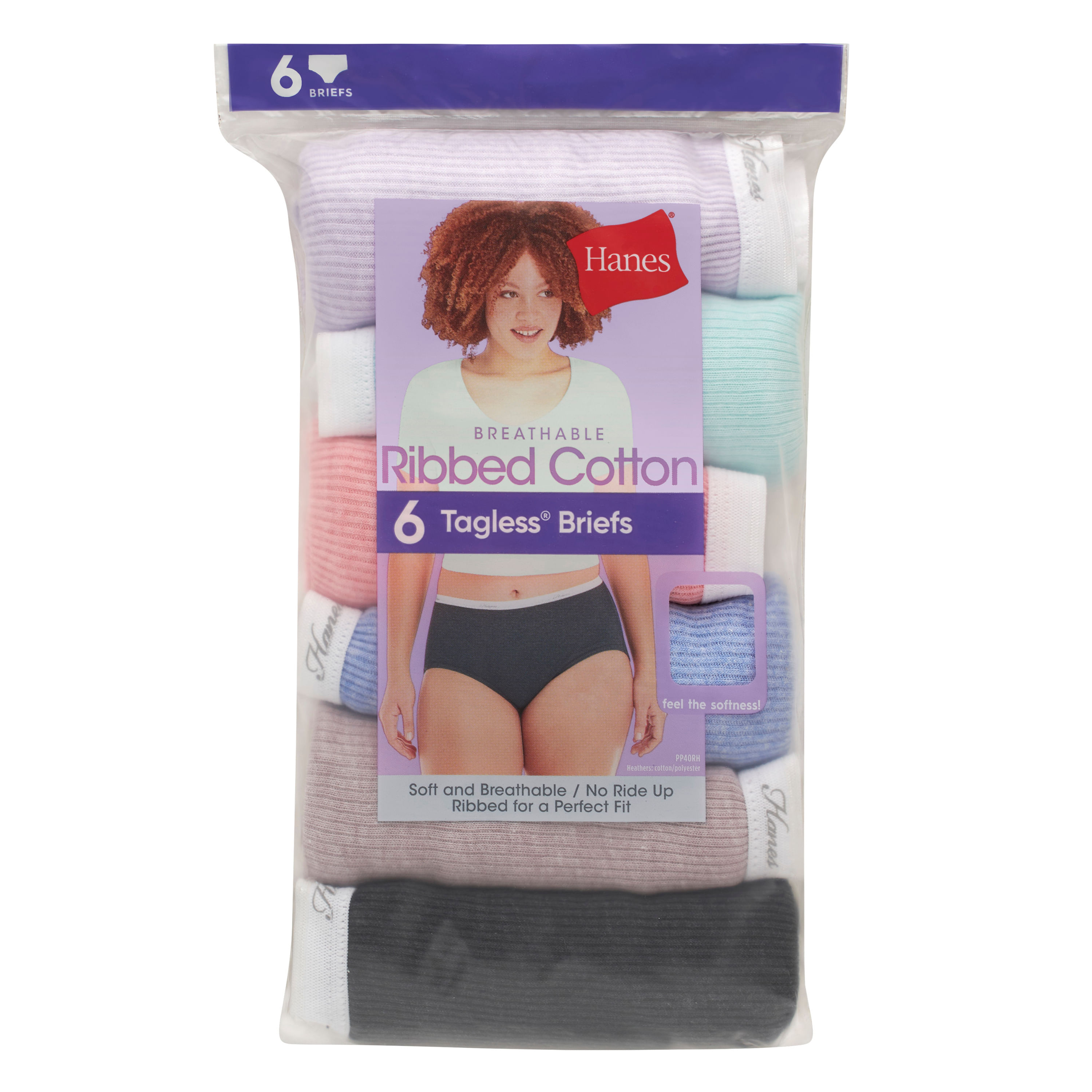 Panti-Hanes-Algod-n-Acanalado-para-Mujer-6-pack-surtido-Talla-7-1-107478