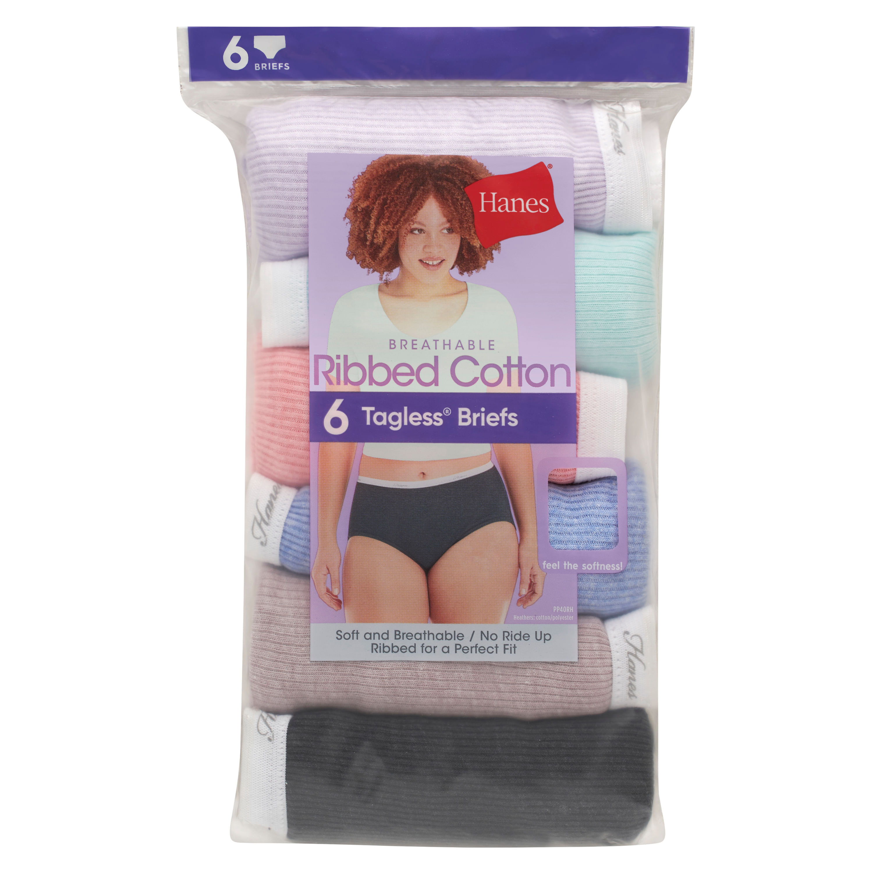 Panti-Hanes-Algod-n-Acanalado-para-Mujer-6-pack-surtido-Talla-10-1-107481