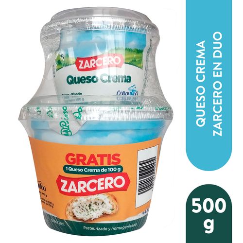 Queso Crema Zarcero, En Dúo-400g y 100g