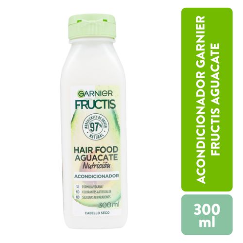 Acondicionador hair food Gannier hidratación de aguacate  - 300 ml