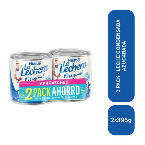 Leche condensada La Lechera  Lata 2 pack ahorro