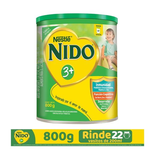 NIDO® 3+ Desarrollo® Lata 800g