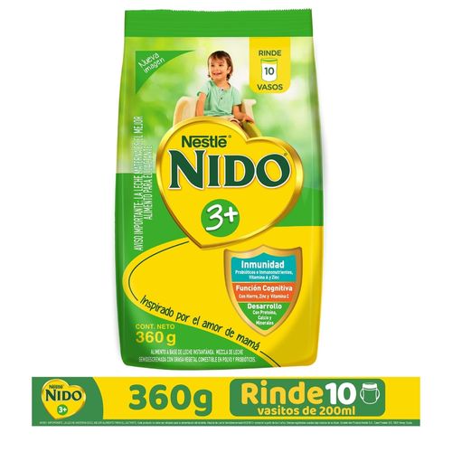 NIDO® 3+ Desarrollo® Bolsa 360g