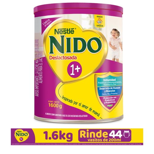 Alimento para niños Nido® 1+, Deslactosada Lata -1.6kg