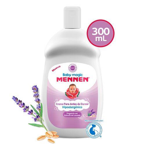 Crema Mennen para Antes de Dormir Hipoalergénica Extracto de Lavanda - 300 ml