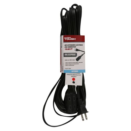 Extension Electrica Hyper Tough 6m Hogar