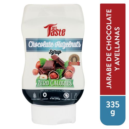 Mrs Taste Chocolate Avellanas 0cal 335gr