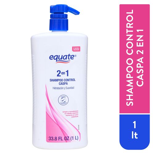 Shampoo Equate 2 En 1 Shampoo - 1000ml