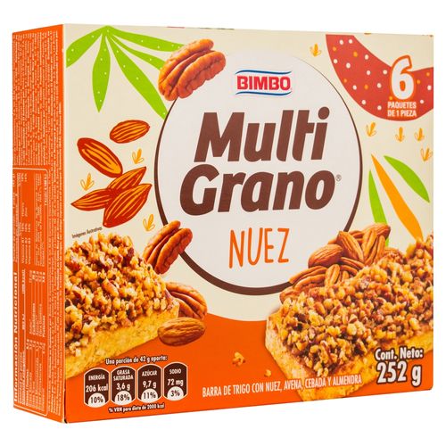 Barra Bimbo multigrano nuez - 204 g